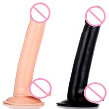 Vibrador realista super grande, macio, pênis falso, ventosa, dildo, massagem do ponto g, pau grande, brinquedo sexual, dildo para mulheres 2024 - compre barato