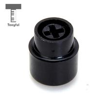 Tooyful High Quality 5Pcs Black Plastic Knob Button Cap for Acoustic Guitar Practice Around Special Potentiometer Knob 2024 - buy cheap