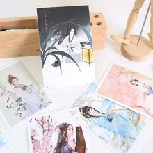 30 Pcs/Set Ancient Chinese Beauty Postcard/Greeting Card/Message Card/Birthday Letter Envelope Gift Card 2024 - buy cheap