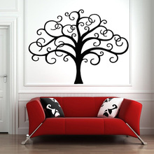 Tree Wall Decal Branch vinyl Wall Sticker Office bedroom Living Room House Home waterproof Decor mural Forest Wall Art G307 2024 - buy cheap