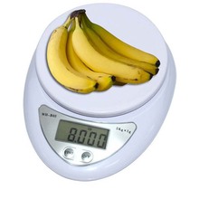 Báscula electrónica digital para pesar peso de alimentos, balanza de cocina con pantalla LED, peso de 5000g/1g, 5kg 2024 - compra barato