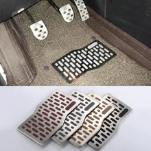 Car Stickers Floor mats Carpet Auto Aluminum Pad Plate Pedal Foot Rest Mat for Mercedes Benz W169 W176 W45 W246 W203 W204 W205 2024 - buy cheap