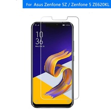 Закаленное стекло Asus Zenfone 5Z / Zenfone 5 ZE620KL, 2 шт., защита экрана, Взрывозащищенная пленка для ASUS Zenfone 5Z ZS620KL, стекло 2024 - купить недорого