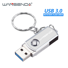 WANSENDA USB 3.0 Flash Drive 256GB 128GB 64GB 32GB 16GB 8GB High Speed Pendrive Metal Pen Drive Stainless Steel Memory Stick 2024 - buy cheap
