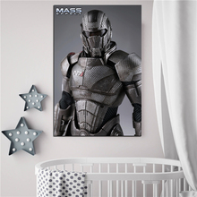 Mass Effect 3 Human Soldier Wallpaper Canvas Posters Prints Wall Art Painting Decorative Picture Modern Home Decoration Artwork 2024 - buy cheap