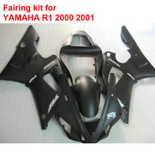 Free customize fairing kit for Yamaha YZF R1 00 01 matte black motorcycle fairings set YZFR1 2000 2001 BA43 2024 - buy cheap