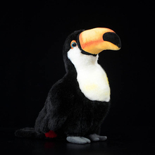 24cmCollection Hornbills Kids Plush Toys Wild Toucans Lifelike Lovely Gifts Kawaii Simulation Stuffed Animals Dolls Cute Present 2024 - buy cheap