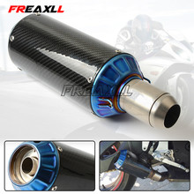 36-51mm Universal CNC Motorcycle Exhaust Pipe With Muffler For Suzuki YAMAHA gsxr1300 gsxr 1300 gsx-s1000 gsx-s1000f ABS 2024 - buy cheap