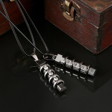 Fashion Brave Men's Necklace Stainless Steel Whistle Necklace Couple Pendant Necklaces Jewelry Gift 2 pcs 2024 - buy cheap