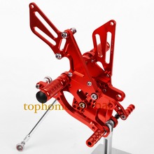 Для KAWASAKI ZX10R 2008 2009 2010 CNC Red Rearsets подножки задний комплект мотоциклетные запчасти подножки 2024 - купить недорого