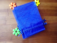 9*12cm 2000pcs Organza Bag Royal blue Drawstring bag jewelry packaging bags for tea/gift/food/candy small transparent Yarn bag 2024 - buy cheap