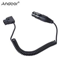 Andoer D-Tap Male to XLR 4-Pin Female Adapter Power Supply Cable Cord for V-mount Battery Plate Camcorder Monitor 2024 - buy cheap