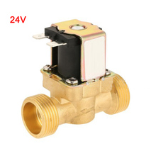 New Water Solenoid Valve Electric DC N/C Air Inlet Flow Switch for Water Air with Copper filter valve AC  220V DC 12V DC 24V 2024 - buy cheap