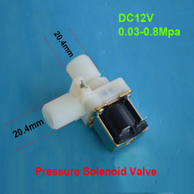 Electric Solenoid Valve Magnetic Screw thread Vertical flow Water Air Inlet DC 12V Flow Switch 1/2" 2024 - buy cheap