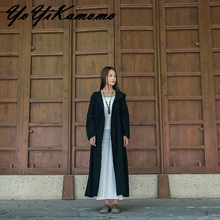 YoYiKamomo, новинка 2017 года, женское хлопковое осенне-зимнее платье с длинным рукавом, однотонное свободное повседневное женское платье с капюшоном 2024 - купить недорого