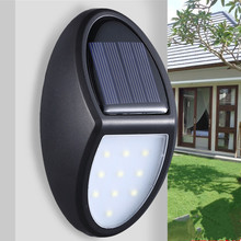 Led Solar Light Energy Saving Waterproof Lighting Decorative Smart Wall Lamp Garden Lighting 2024 - buy cheap