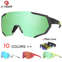 Gafas de sol polarizadas X-TIGER para ciclismo, lentes de sol para deportes al aire libre, para hombre y mujer, 5 lentes, montura para Miopía 2024 - compra barato