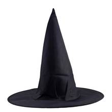 Halloween Black Cloth Witch Hat Magic Hat Halloween Witch Hat Wizard's Caps Party Toys Cosplay For Adults And Kids 2024 - buy cheap