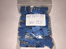 FREE SHIPPING 100PCS/LOT KF301-5.0-3P 250A/160V Screw 3Pin 5.0mm Straight Pin PCB Screw Terminal Block Connector 2024 - buy cheap