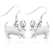 Vintage Boho Basset Hound Drop Earring Bohemian Dog Charms Earrings For Women Brincos Long Earings fashion Jewelry Pendientes 2024 - buy cheap