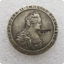 Copia de monedas conmemorativas de Rusia, réplica de monedas, medallas, coleccionables, 1796 2024 - compra barato