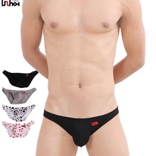 Sexy U Convex Panties Mens Cock Pouch Briefs Soft Cotton Underpants Pure Print Male Underwear Lingerie Low Waist Homme Cuecas 2024 - buy cheap