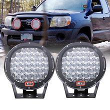 Holofote led redondo, luz vermelha de 9 polegadas para carros jeep, caminhão 4wd, off-road, pair185w 2024 - compre barato