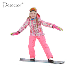 Conjunto de ropa de invierno para niños y niñas, chaquetas y pantalones de esquí a prueba de viento, cálido, para la nieve, Envío Gratis 2024 - compra barato