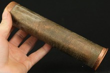 Caleidoscopio tallada de cobre antiguo chino coleccionable a mano, juguete para regalo 2024 - compra barato
