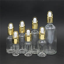 10PCS /lot 5ml,10ml,15ml,20ml,30ML,50ml,100ml transparent Glass Bottle Dropper Essential Oil Bottle, Reagent Eye Perfume bottles 2024 - buy cheap