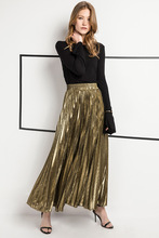 Pleated Skirt Women 2019 Spring Summer Empire Loose Plus Size A-Line Skirts Fashion Elegant Big Hem Office Lady Casual Skirt NEW 2024 - buy cheap