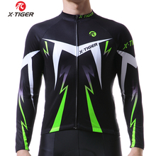 X-tiger-maillot De Ciclismo De manga larga para Hombre, Ropa para bicicleta De montaña, Ropa De Ciclismo 2024 - compra barato