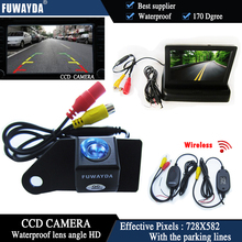 FUWAYDA Wireless Color CCD Chip Car Rear View Camera for Mitsubishi ASX RVR/Outlander Sport + 4.3 Inch foldable LCD TFT Monitor 2024 - buy cheap