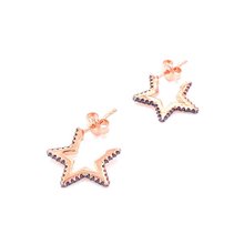 Star Shaped Stud Earrings Simplicity Handmade 925 sterling silver Earring for Women Brincos de gota Feminino 2019 Geometric 2024 - buy cheap