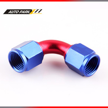 Wholesale - AN6 female to AN6 female hydraulic hose elbow oil cooler fitting hose accessorie fitting 90 degree 2024 - buy cheap