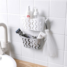 Настенный пластиковый держатель на присоске для туалетной бумаги, рулонный держатель с крышкой, аксессуары для ванной комнаты, органайзер для ванной 2024 - купить недорого