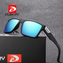 DUBERY Brand Design Polarized Sun Glasses For Men Vintage Luxury Square Mirror Male Sunglasses Men Fishing Driving Shades Oculos 2024 - buy cheap