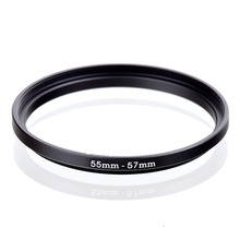 original RISE(UK) 55mm-57mm 55-57mm 55 to 57 Step Up Ring Filter Adapter black 2024 - buy cheap