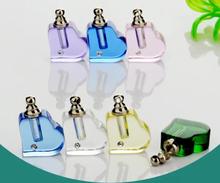 Pingente com parafuso-frasco para perfumes, charmoso em miniatura com pingente de cristal, cores mistas, com nome, decoração de garrafas de óleo 2024 - compre barato