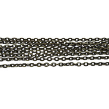 Corrente de cabo em bronze antigo, corrente de cabo plana com metal de 100m 2x3mm 3x4mm, descobertas para fazer joias 2024 - compre barato