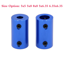 Acoplador de eje azul para impresora 3D, 4 Uds., Motor de 5x5 5x8 5x6,35 8x8 para modelo de coche, modelo de barco, modelo de Metal DIY 2024 - compra barato