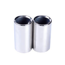 ESPEEDER 2Pcs Stainless Steel Exhaust Tip Exhaust Tail Pipe Tip Rear Tail Muffler Tail Pipe Car Tail For BMW 325i 328i 2024 - buy cheap