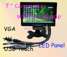alibaba china !  7 inch rearview mirror car monitor with 4  wires resisitive touch screen 2024 - buy cheap