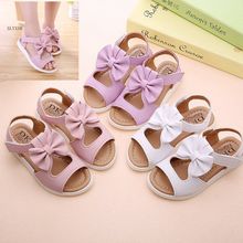 2021 Hot Sale Baby Girl Sandals Fashion Bling Shiny Rhinestone Girls Shoes With Rabbit Ear Kids Flat Sandals 2024 - buy cheap