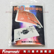 Kingmagic Miracle Brooch Safety Pin Moves On Card/magic tricks/magic props/magic toy/as seen on tv/ Free shipping by CPAM! 2024 - buy cheap