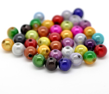 DoreenBeads At Random Miracle Acrylic Round Spacer Beads 8mm, sold per packet of 15 2024 - buy cheap