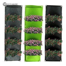 MUCIAKIE Hanging Wall Vertical Grow Bags 5/9/25/36/49/56/64 Small Pockets Indoor Yard Garden Bonsai Plant Bags Home Planter Bags 2024 - buy cheap