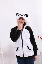 Anime panda moletom com capuz mulheres homens jaqueta unicórnio 2024 - compre barato