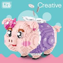 New LOZ Diamond Blocks Toys Children Building Blocks Model Bricks Educational Creative Girl Boy gift, self-locking bricks, Piggy bank, for unisex 2024 - buy cheap