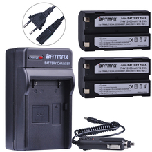 Batmax 2Pc 2600mAh GPS Battery+Charger for Trimble 54344,29518,46607,52030,38403,R8,5700,5800, R6, R7, R8, R8 GNSS GPS Receiver 2024 - buy cheap